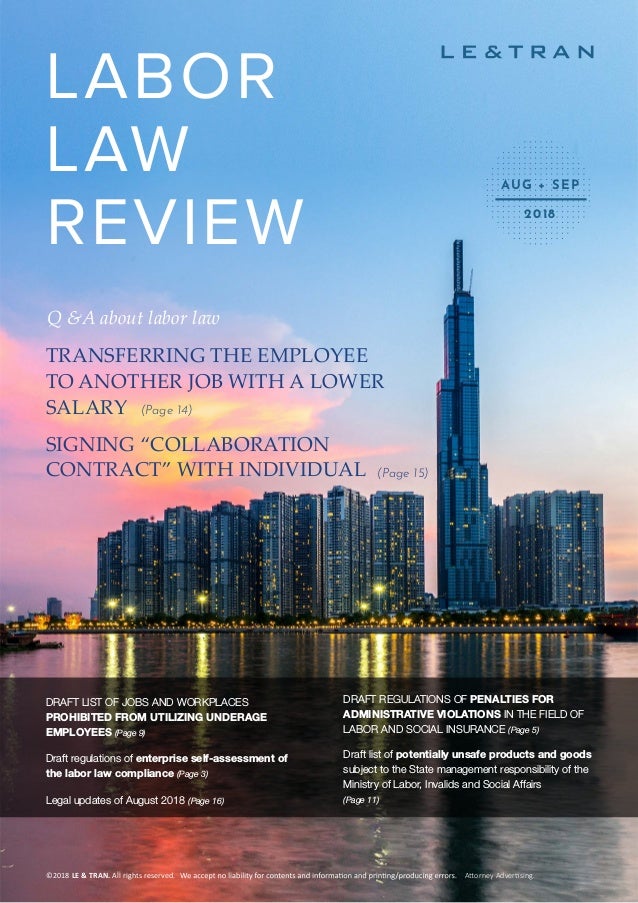 labor sep 2018).final.en law - tran (aug vietnam Le review vietnam tran 2018).final.en (aug review - law Le labor sep